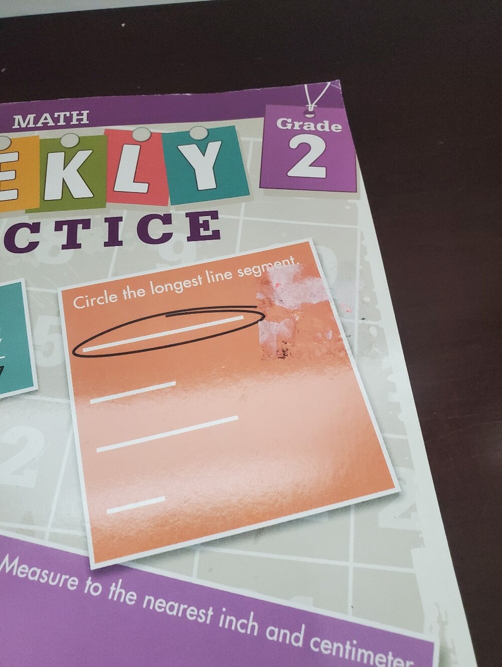 Weekly Math Practice Grade 2 Math Workbook - Paperback New Unused Second Grade - Picture 2 of 7